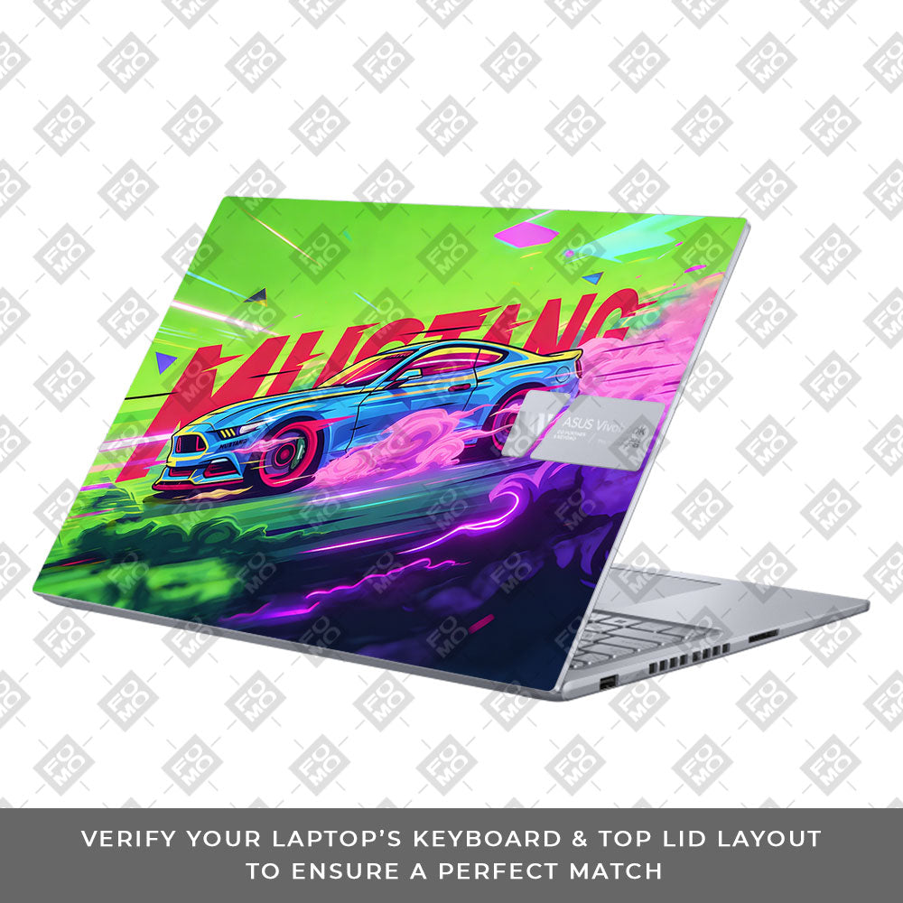 Ford Mustang Legacy Asus VivoBook 16X K3605 Laptop Skin