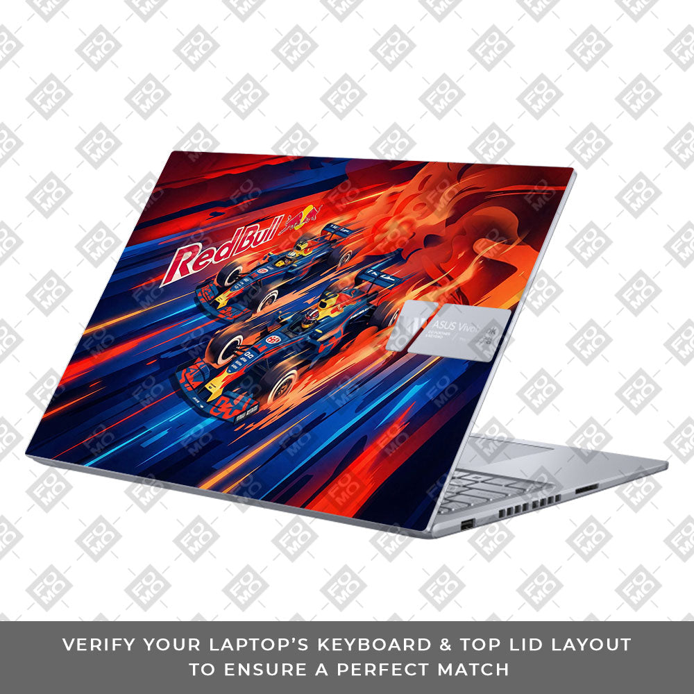 Red Bull Racing Velocity Asus VivoBook 16X K3605 Laptop Skin