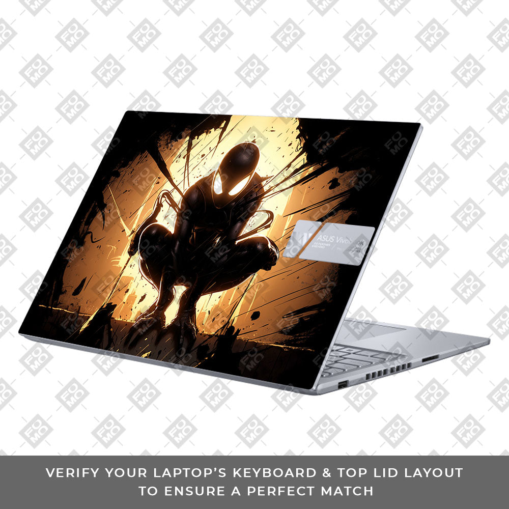 Shadow Spiderman Asus VivoBook 16X K3605 Laptop Skin