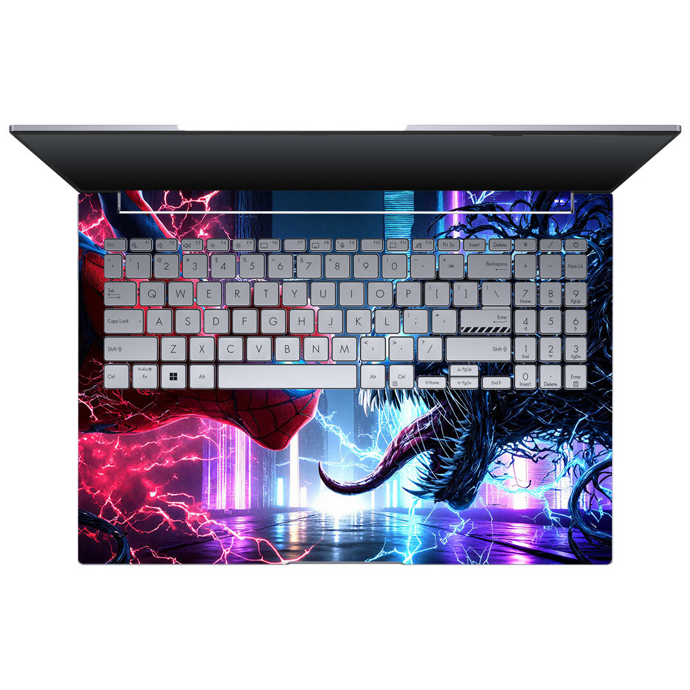 Spiderman vs Venom Showdown Asus VivoBook 16X K3605 Laptop Skin