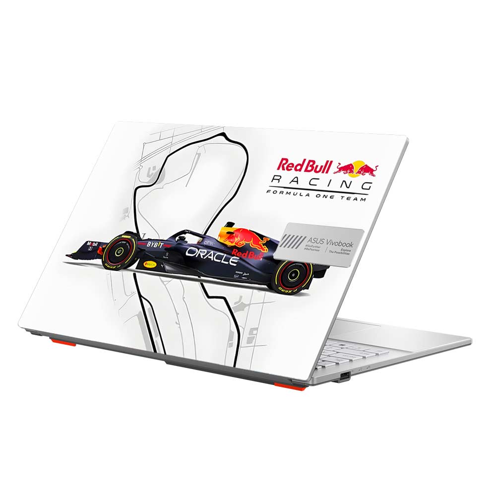 Red Bull Racing in Action Asus Vivobook Go 15 E1504G Laptop Skin