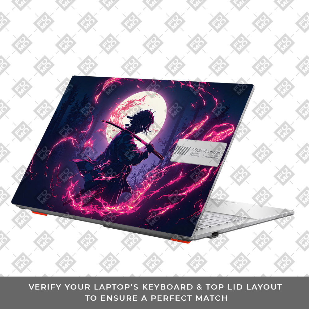 Tanjiro's Flame of Ember Asus Vivobook Go 15 E1504G Laptop Skin