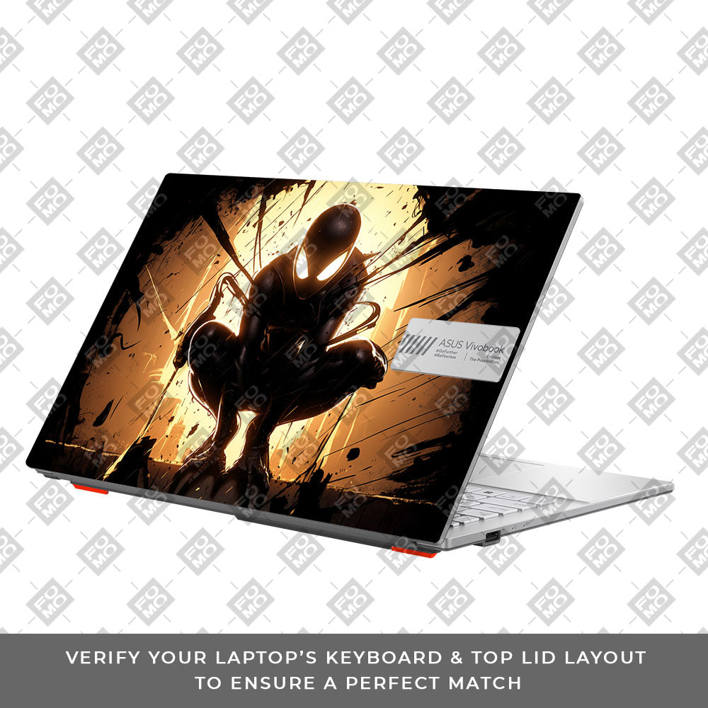 Shadow Spiderman Asus Vivobook Go 15 E1504G Laptop Skin