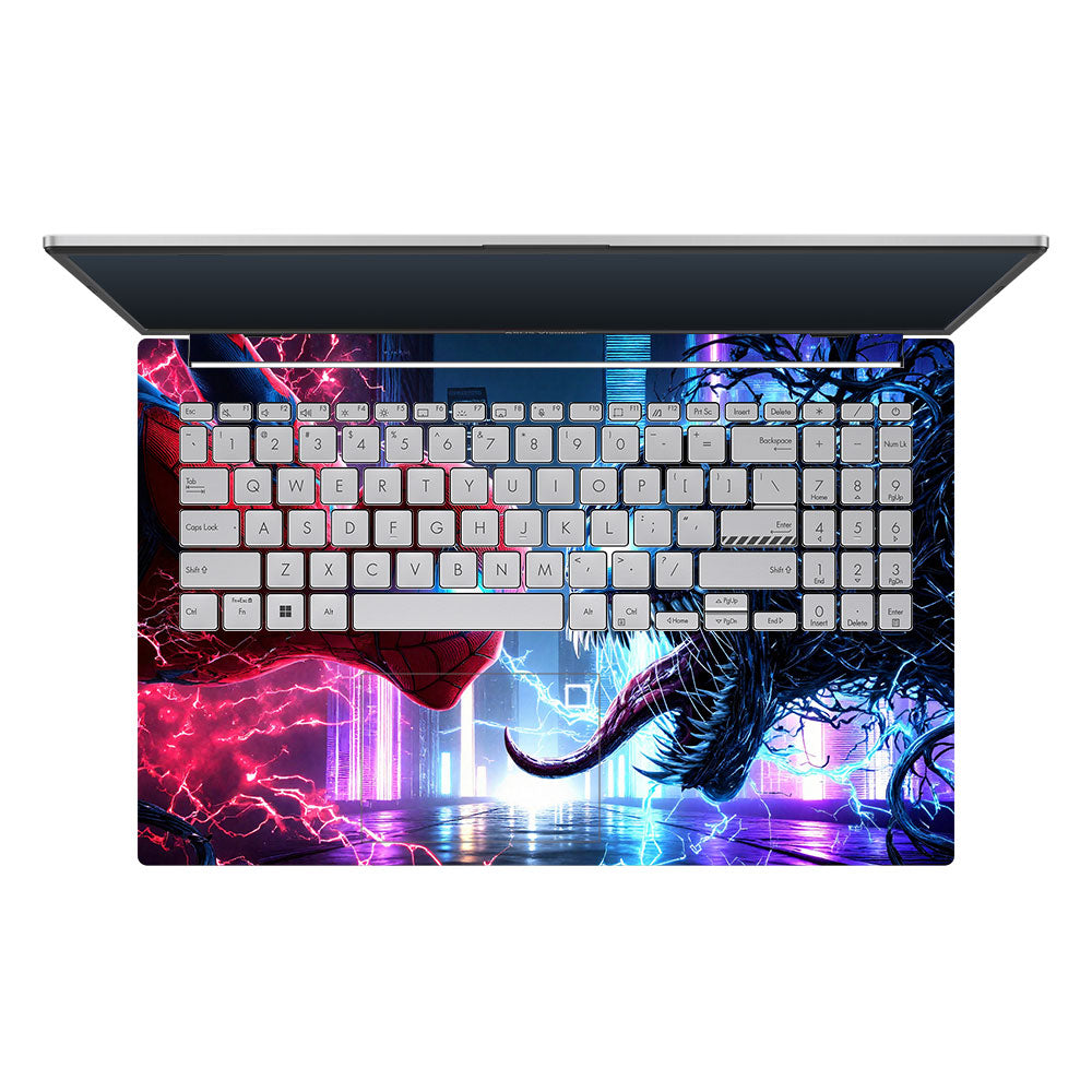 Spiderman vs Venom Showdown Asus Vivobook Go 15 E1504G Laptop Skin