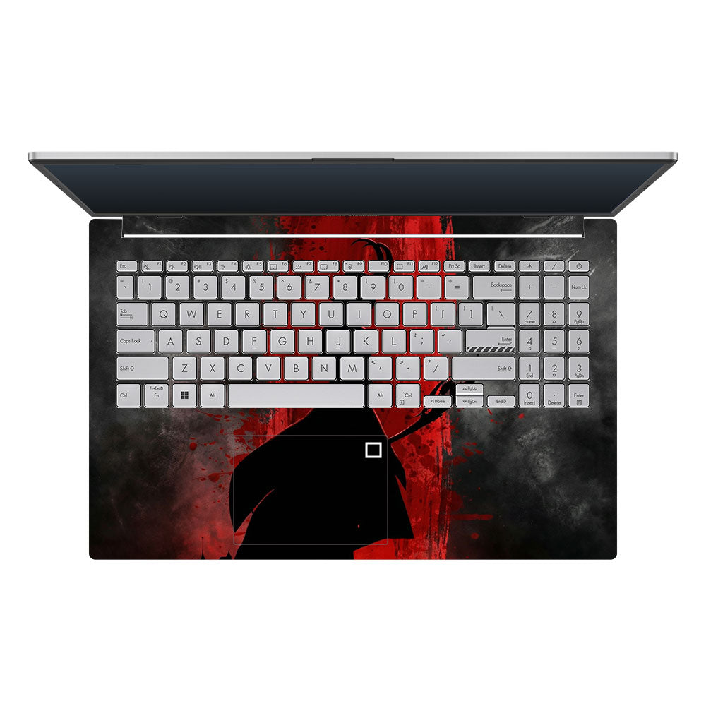 Loki Silhouette Red Strike Asus Vivobook Go 15 E1504G Laptop Skin