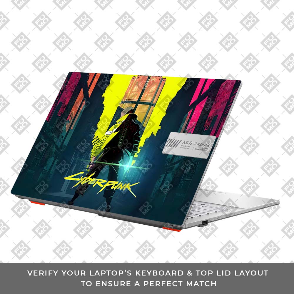 Cyberpunk Uprising Asus Vivobook Go 15 E1504G Laptop Skin