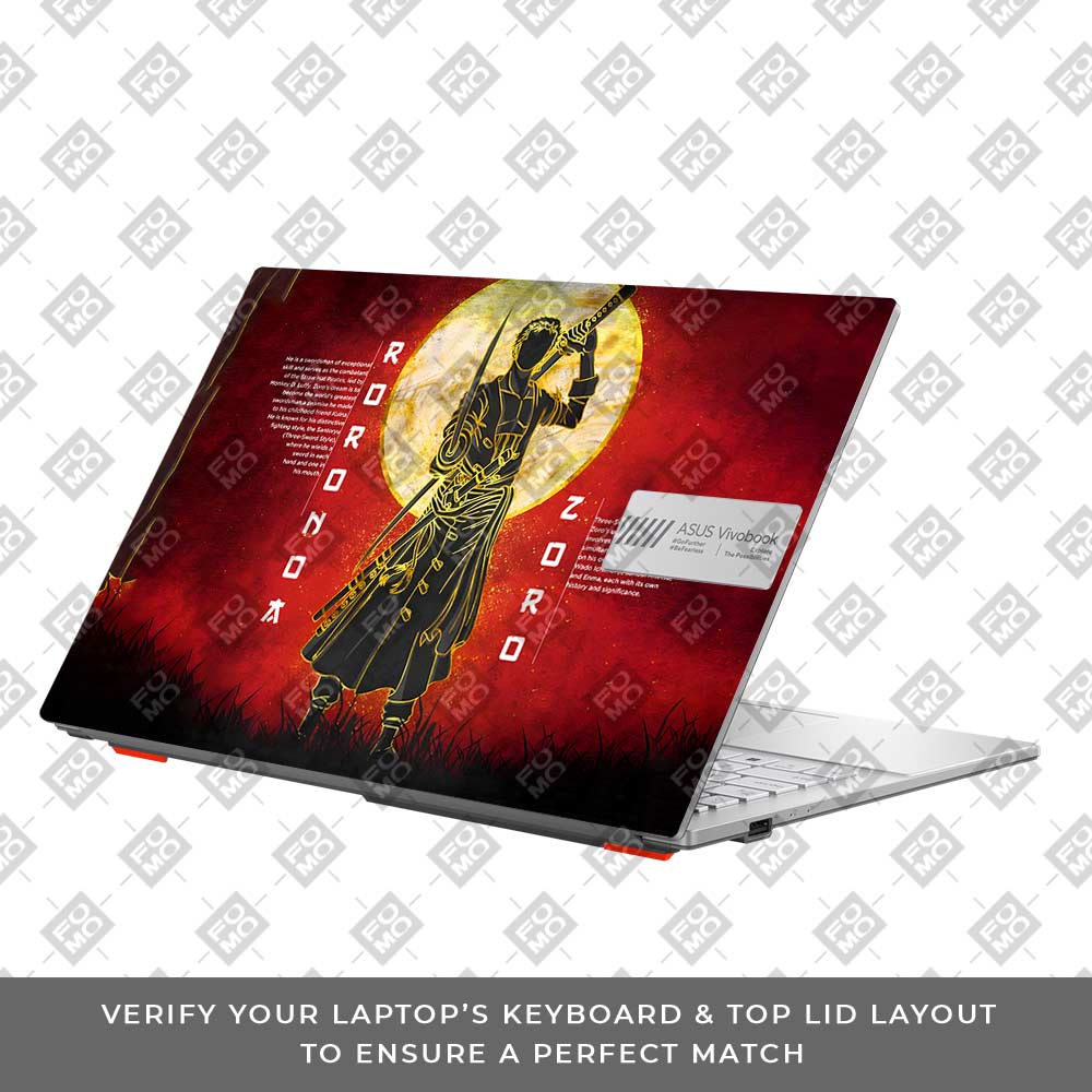Zoro Under Golden Moon Asus Vivobook Go 15 E1504G Laptop Skin