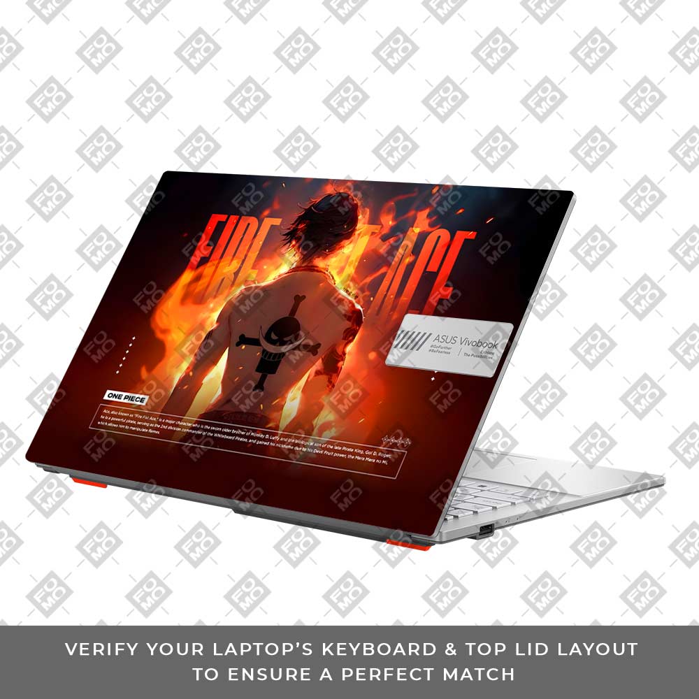 Fire Fist Ace Asus Vivobook Go 15 E1504G Laptop Skin