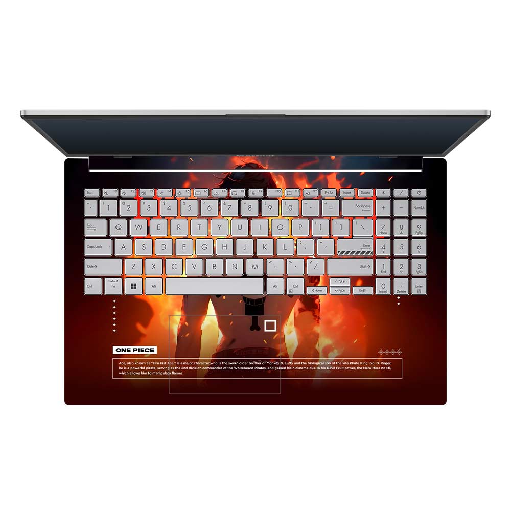 Fire Fist Ace Asus Vivobook Go 15 E1504G Laptop Skin