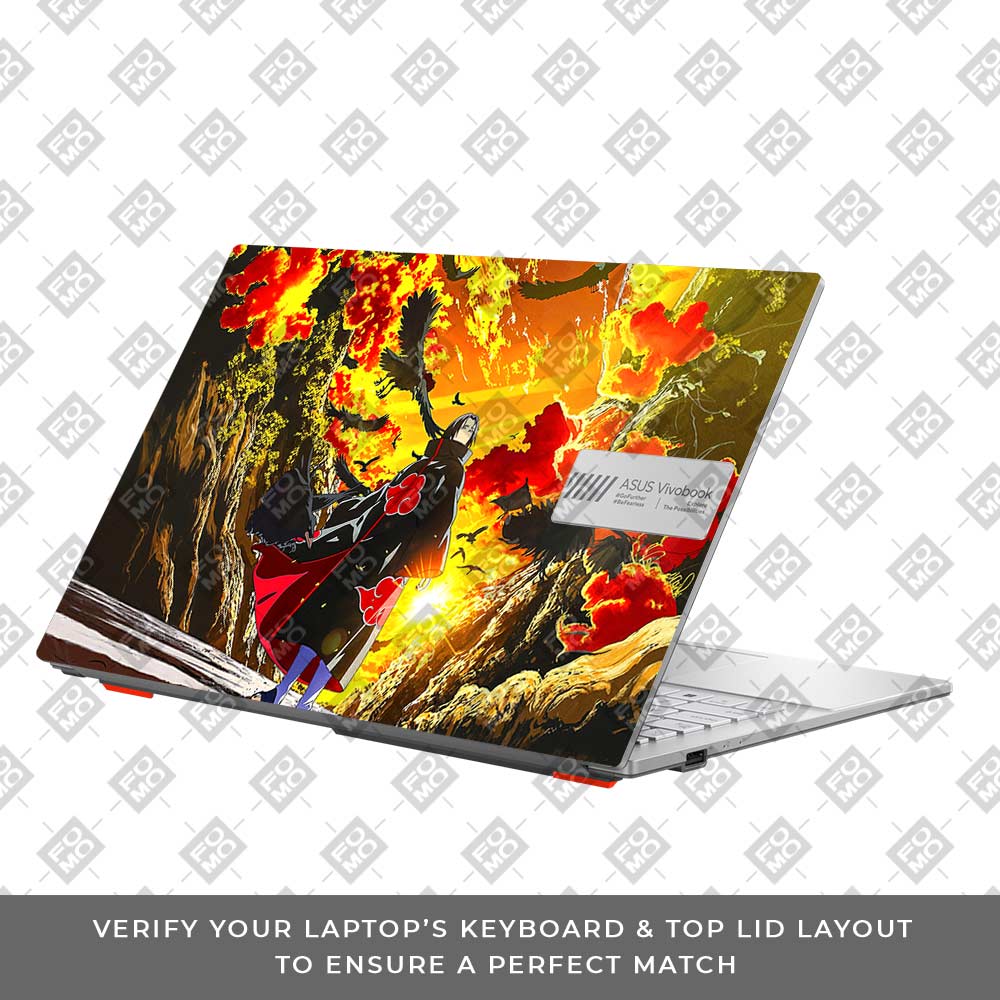 Itachi with Flock of Crows Asus Vivobook Go 15 E1504G Laptop Skin