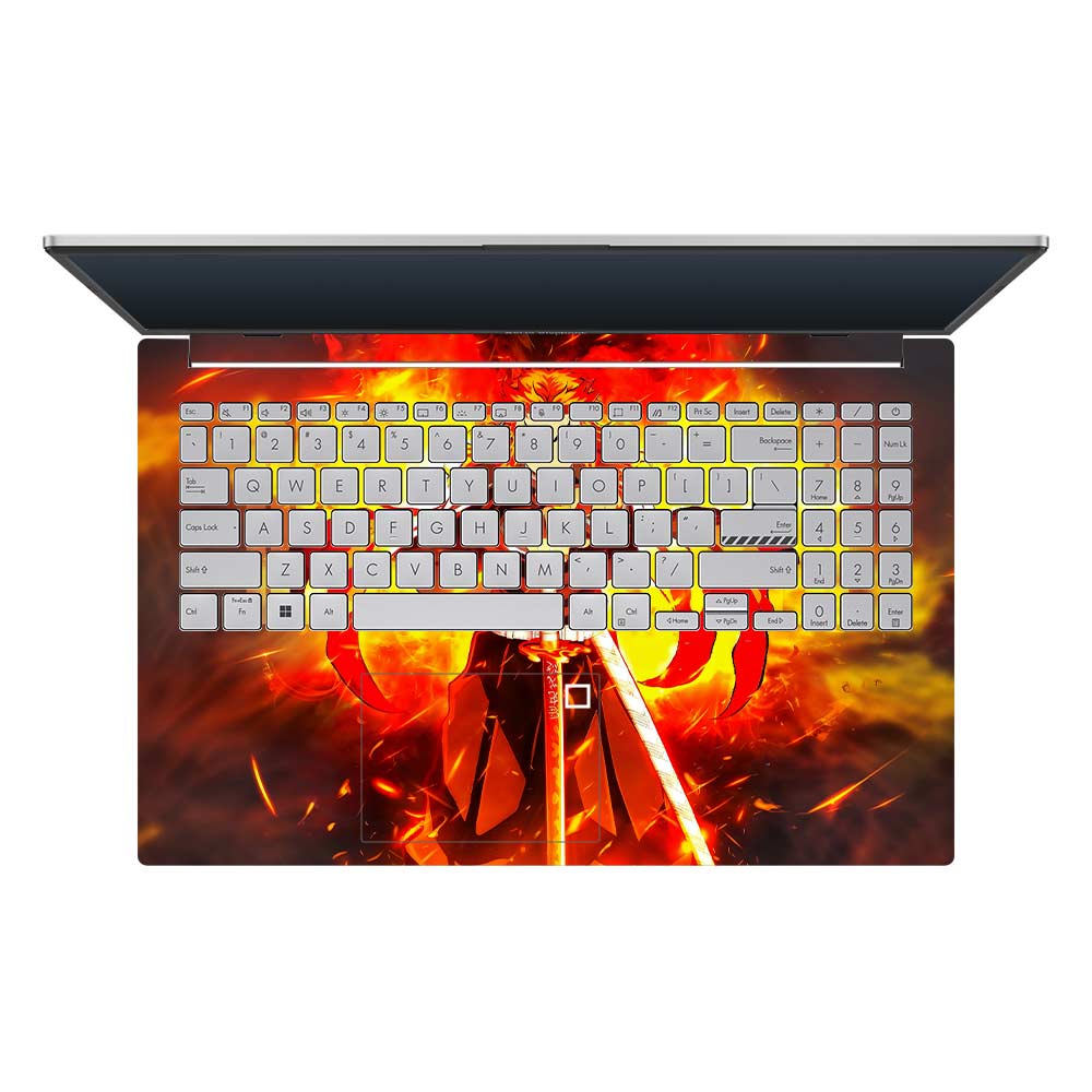 Flame Hashira Rengoku Asus Vivobook Go 15 E1504G Laptop Skin