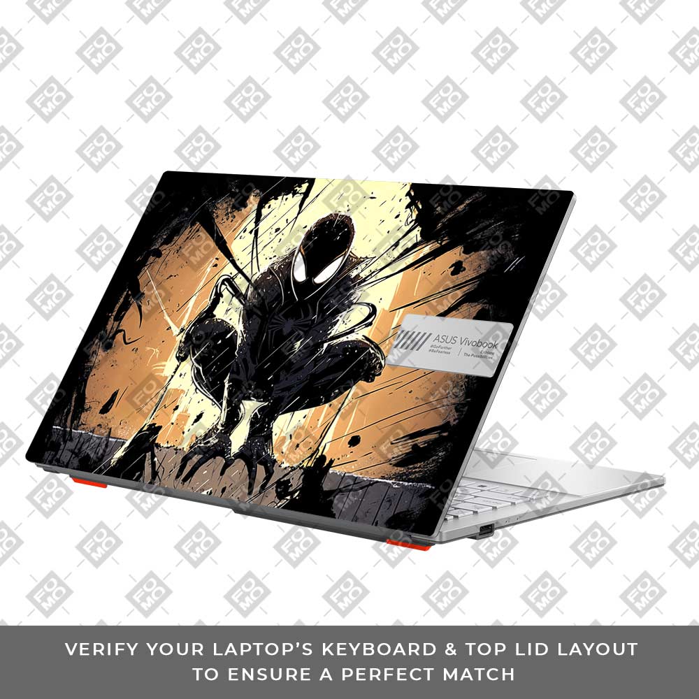 Shadow Spiderman Asus Vivobook Go 15 E1504G Laptop Skin