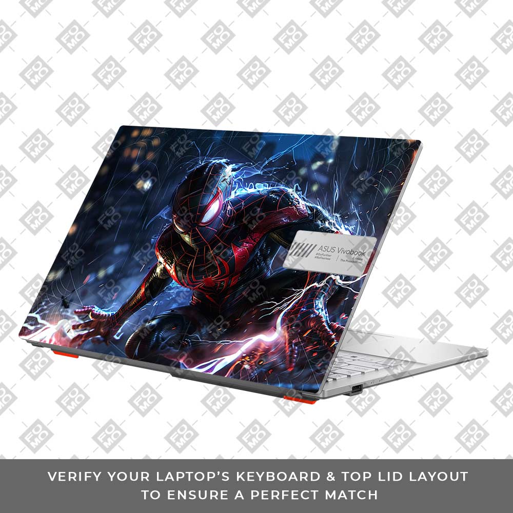 Miles Morales Shockwave Asus Vivobook Go 15 E1504G 3D Laptop Skin