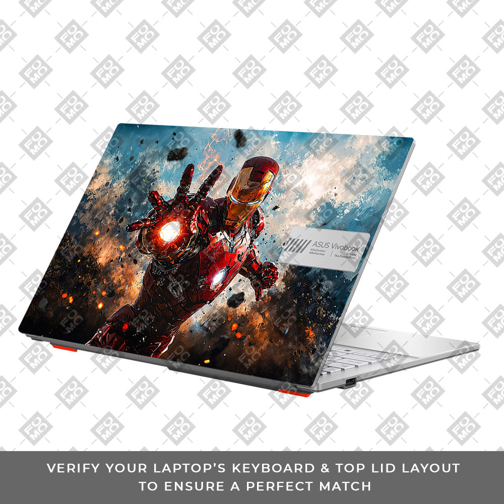 Iron Imapct The Arc Reactor Asus Vivobook Go 15 E1504G Laptop Skin