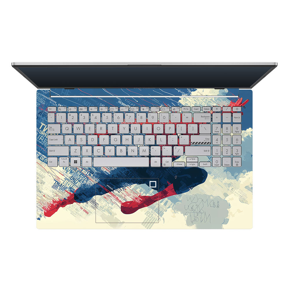 Spiderman Velocity Asus Vivobook Go 15 E1504G Laptop Skin