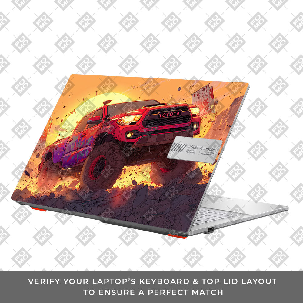 Toyota Off Road Beast Asus Vivobook Go 15 E1504G Laptop Skin