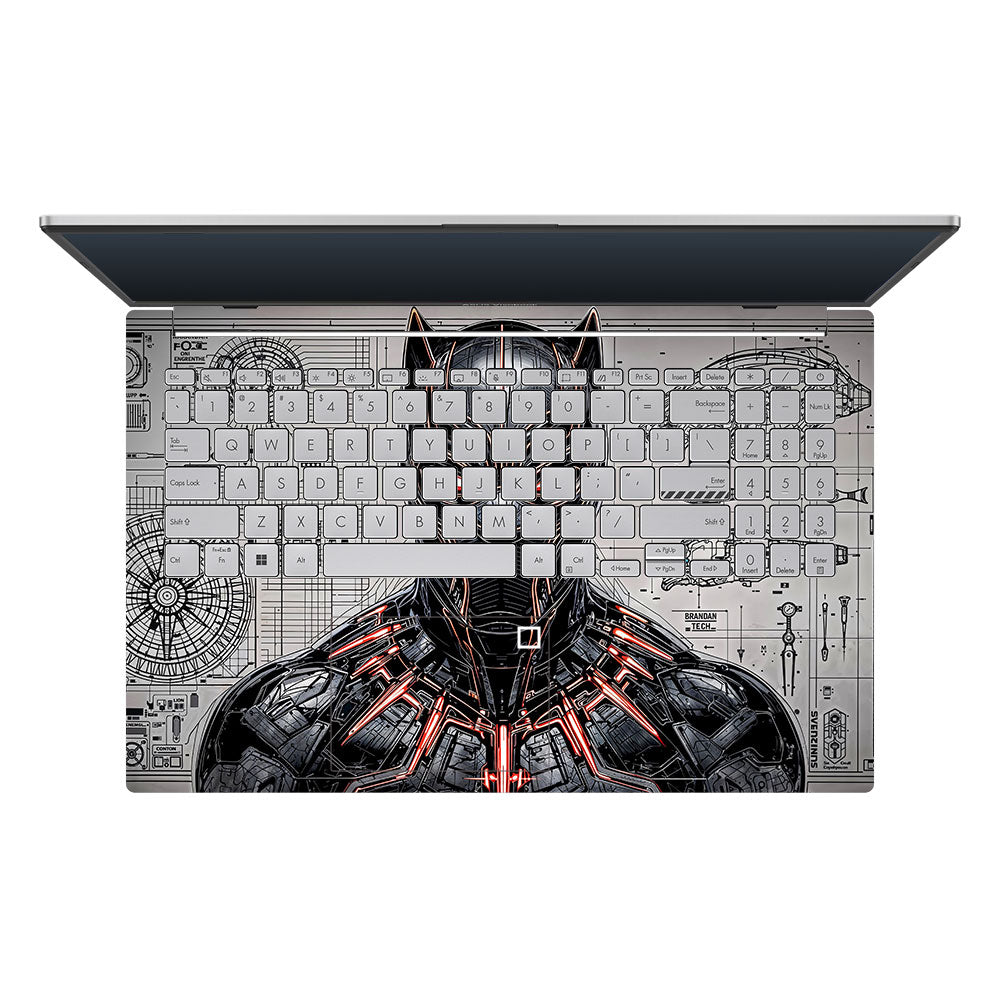 Black Panther Vibranium Tech Asus Vivobook Go 15 E1504G 3D Laptop Skin
