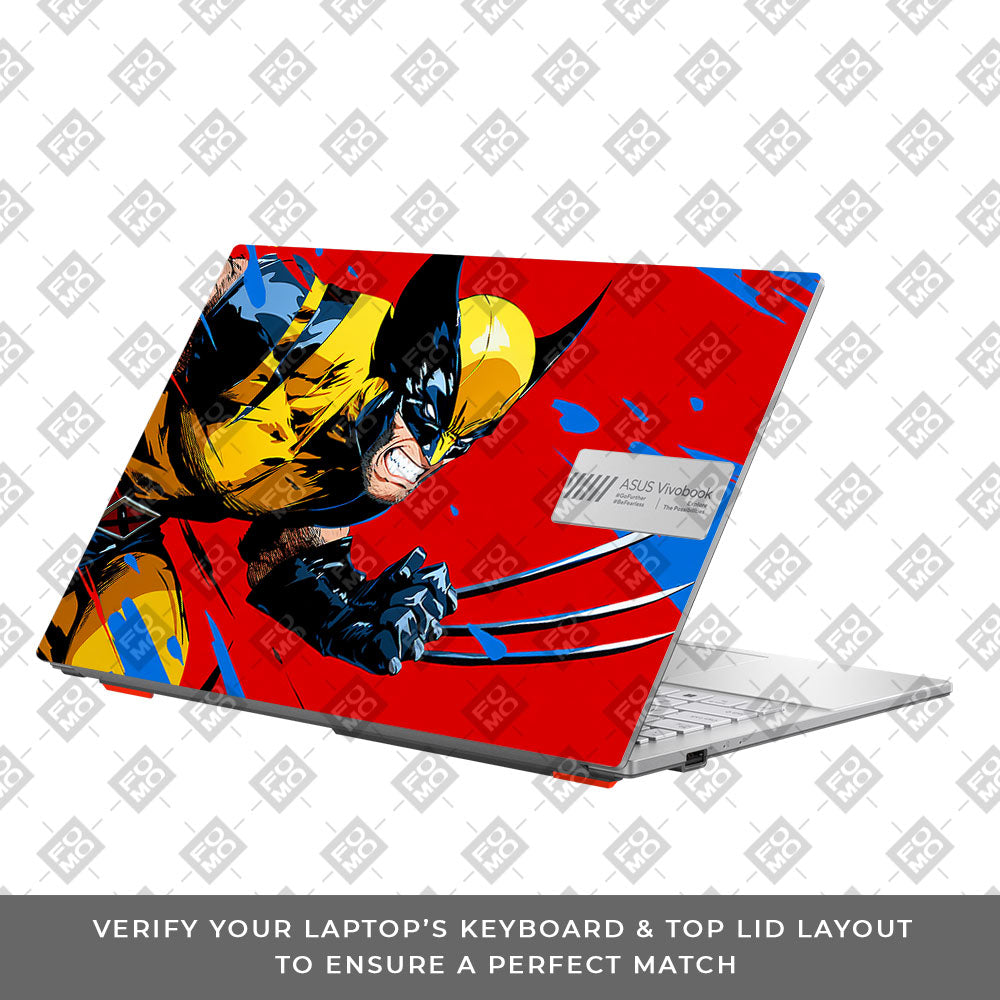 Adamantium Rage Asus Vivobook Go 15 E1504G Laptop Skin