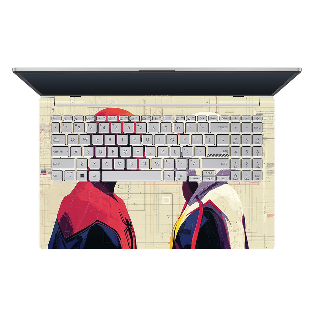 Spider Man X Spider Gwen Asus Vivobook Go 15 E1504G Laptop Skin