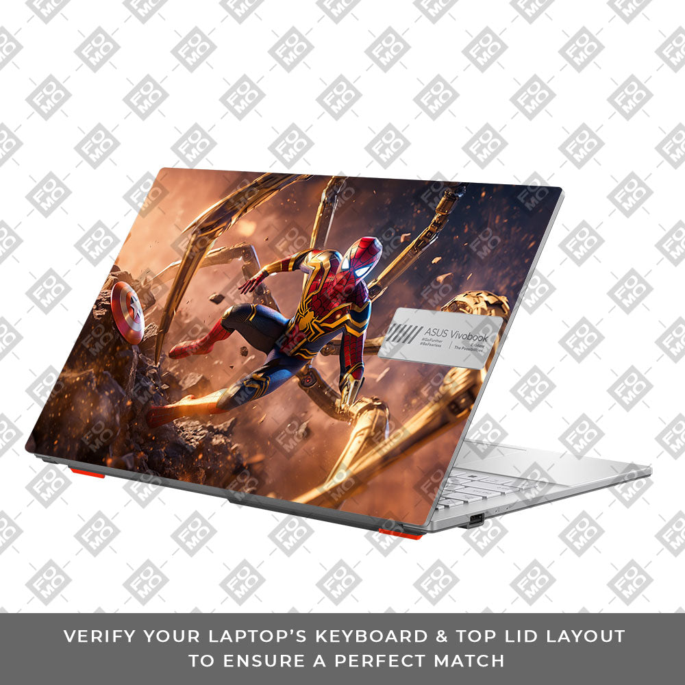 Spider Man Mech Arms Asus Vivobook Go 15 E1504G Laptop Skin