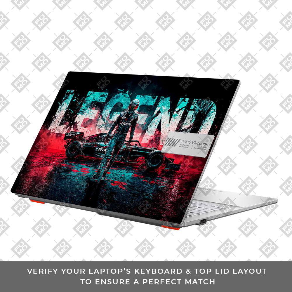 F1 Legend Racer Asus Vivobook Go 15 E1504G Laptop Skin