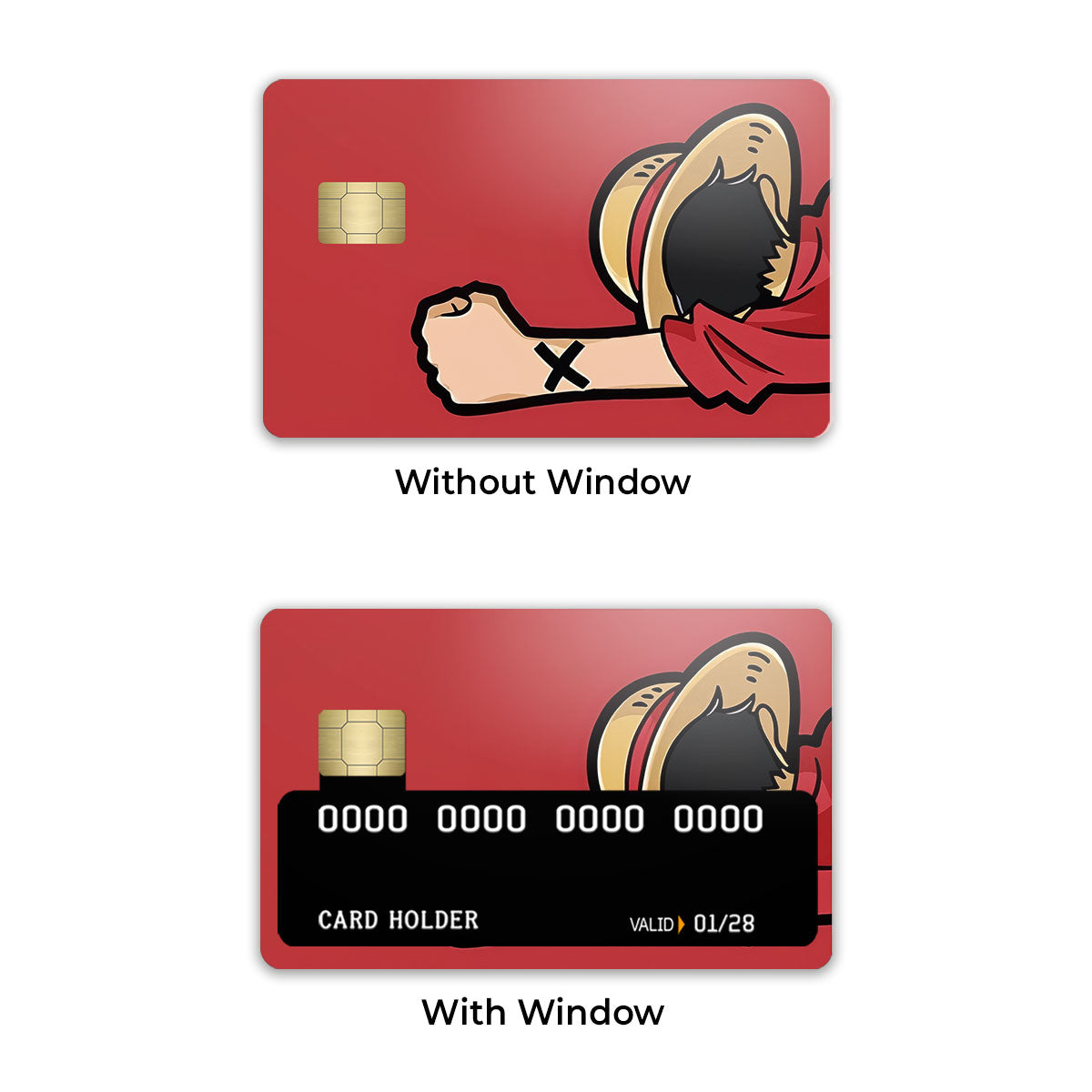 Straw Hat Resolve Credit Card / Debit Card Skin