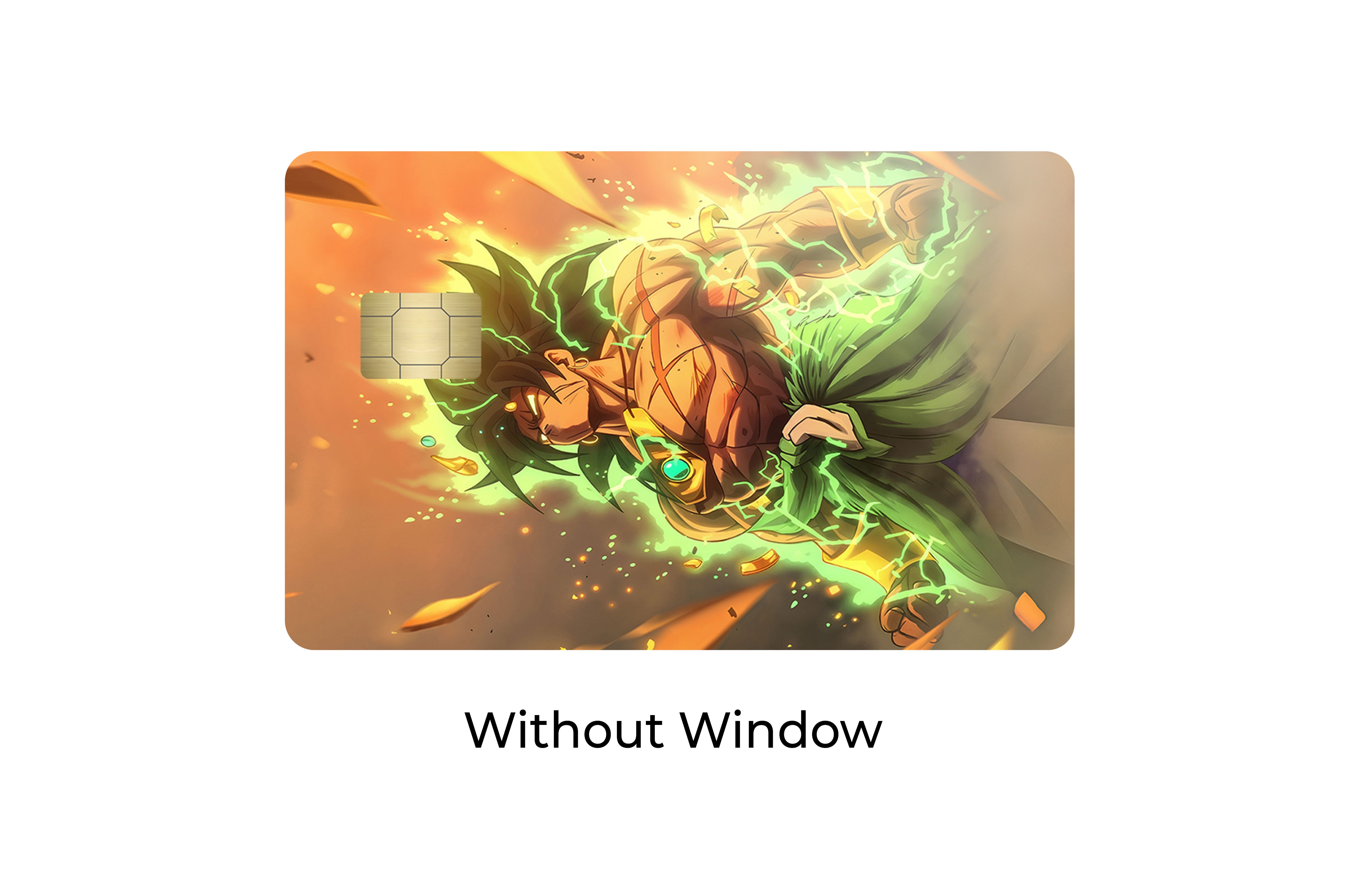 Broly The Legendary Rage Anime Card Skin