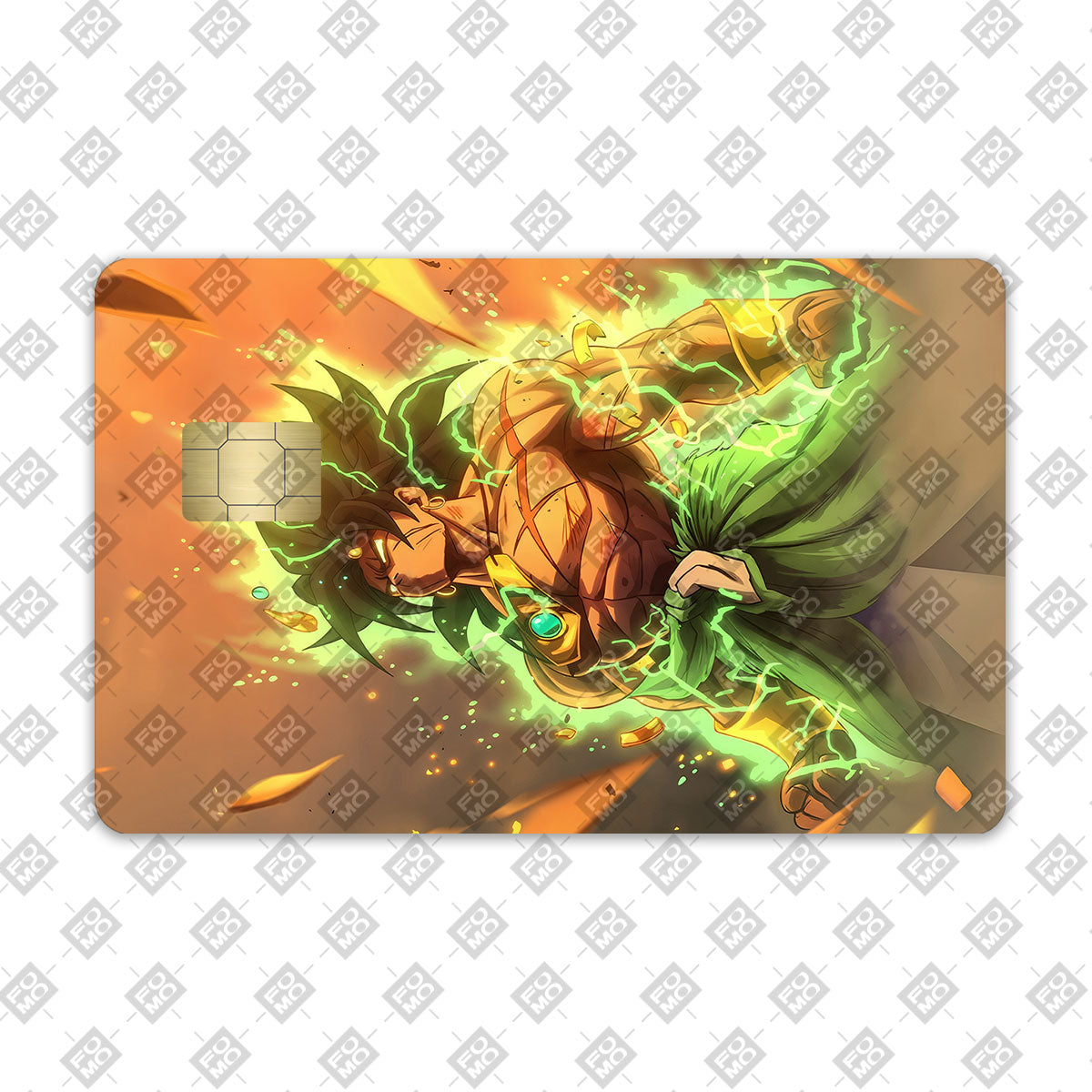 Broly The Legendary Rage Credit Card / Debit Card Skin