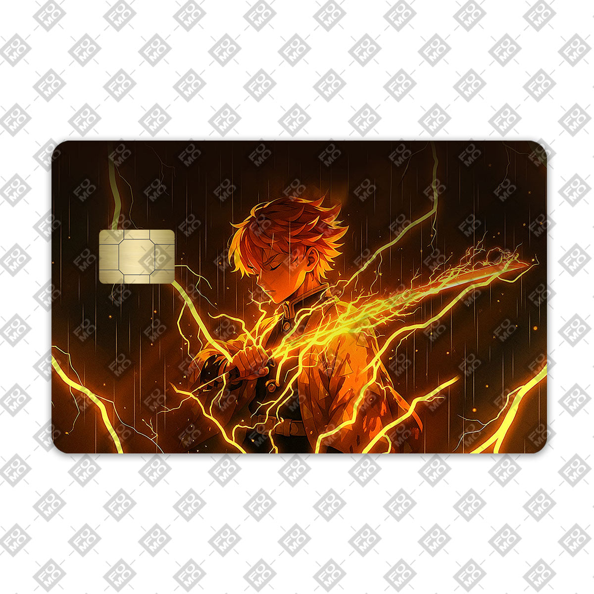 Zenitsu Lightning’s Prayer Credit Card / Debit Card Skin