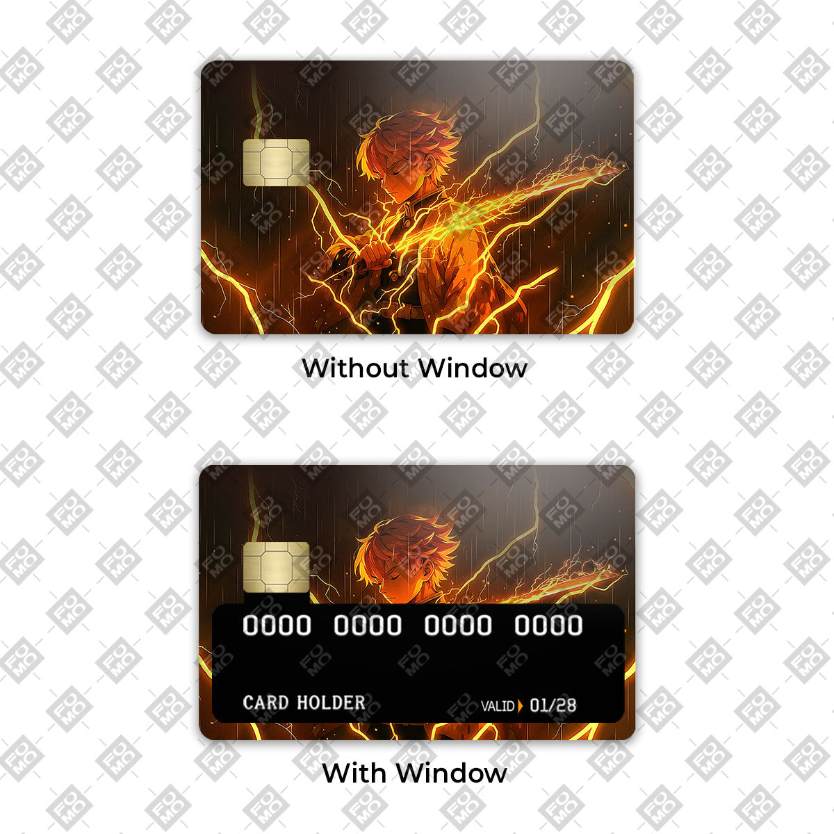 Zenitsu Lightning’s Prayer Credit Card / Debit Card Skin