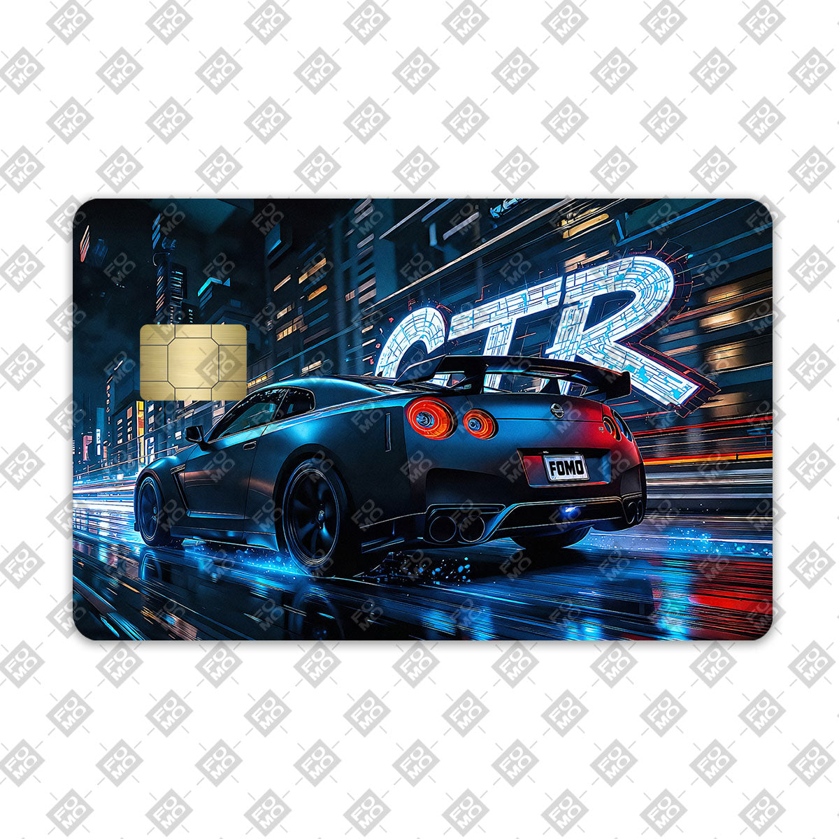 Neon GTR Nights Credit Card / Debit Card Skin