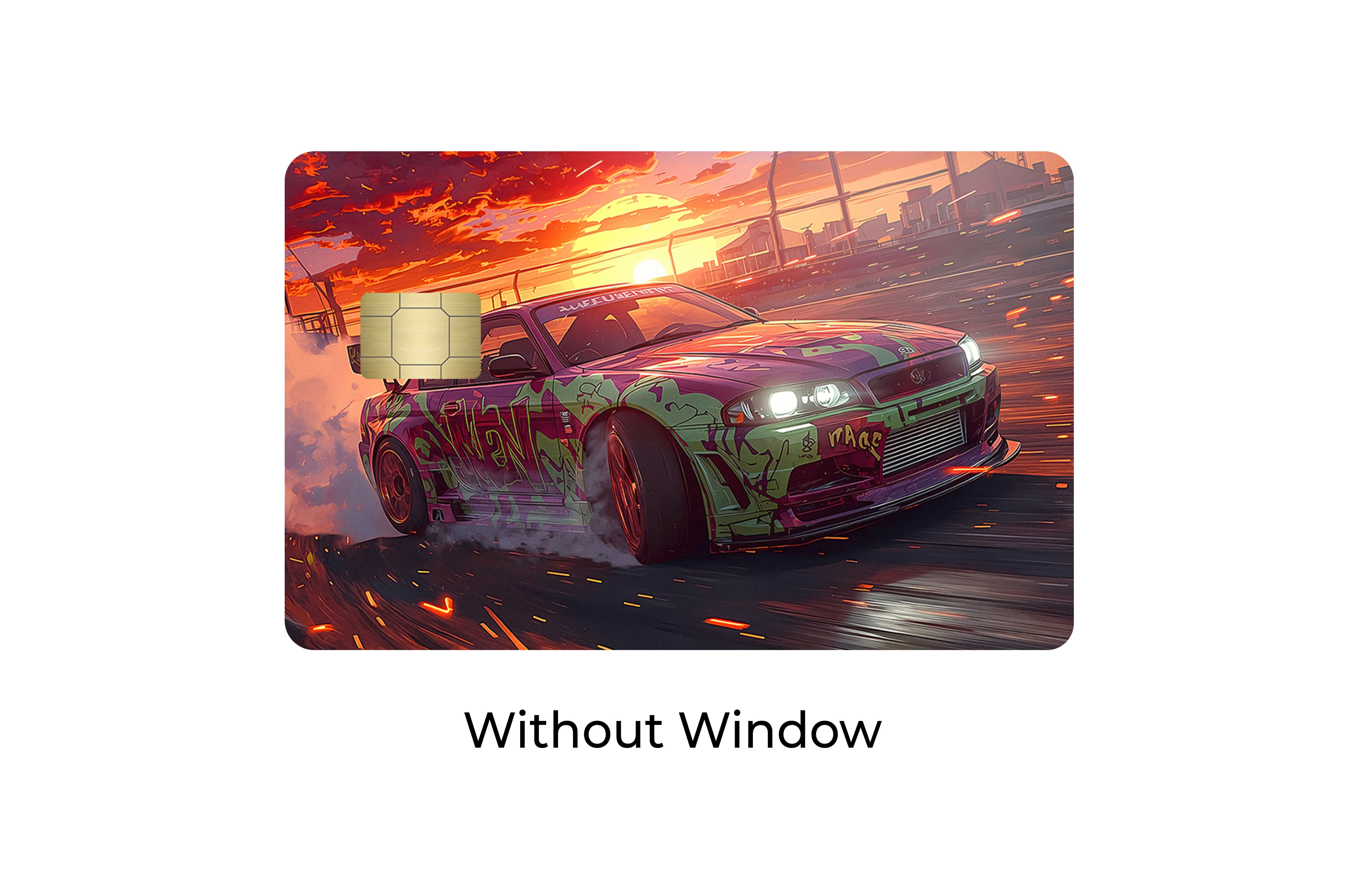 Tokyo Drift Vibes Cars & Bikes Card Skin