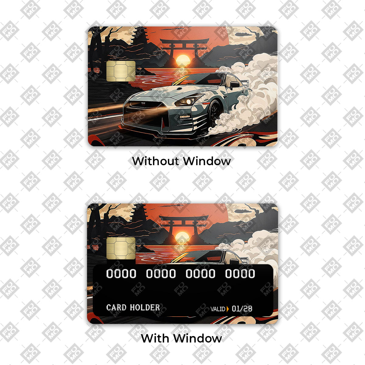 Samurai Rising Sun GTR Credit Card / Debit Card Skin