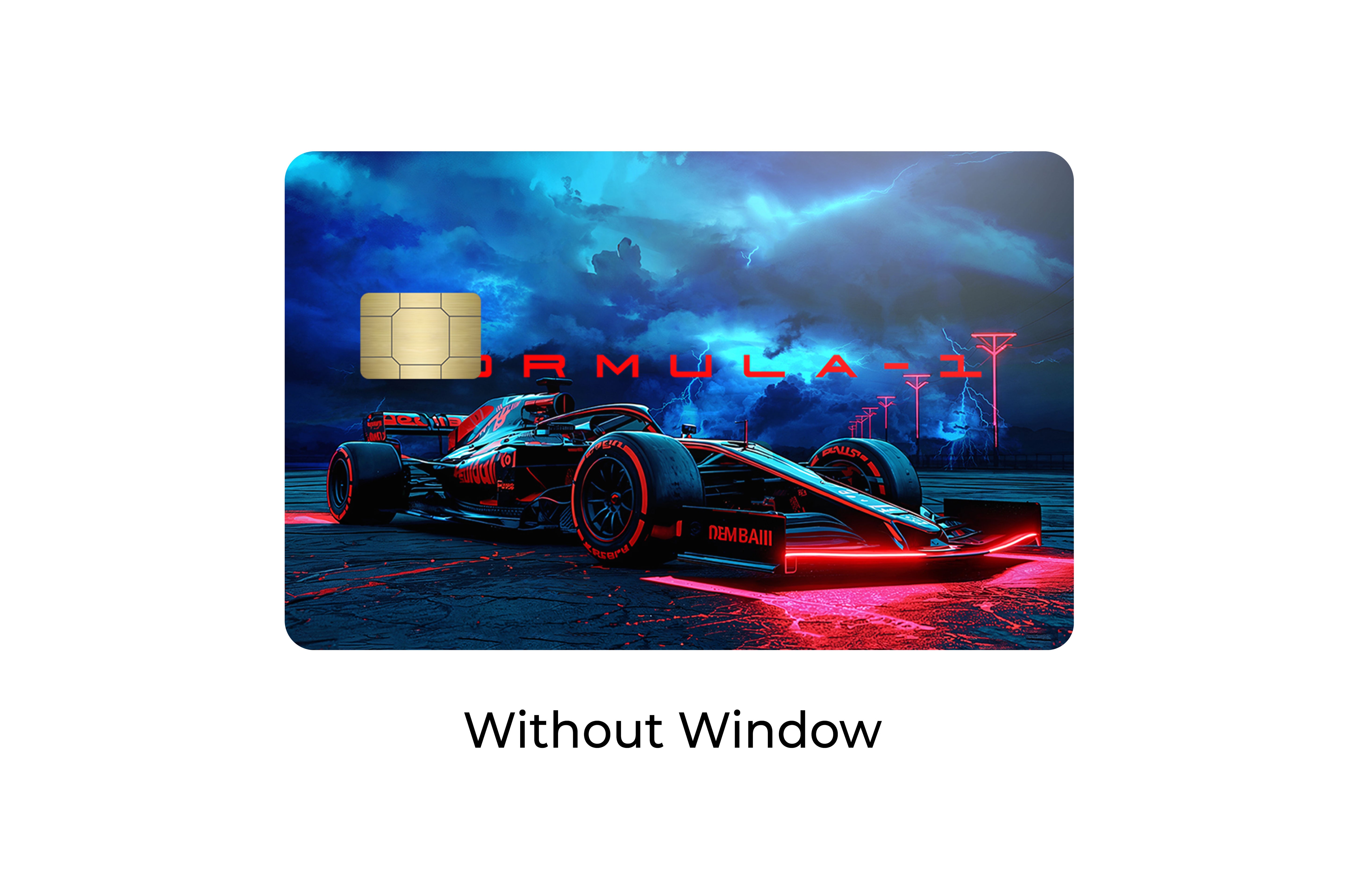 Futuristic Formula 1 Cars & Bikes Card Skin