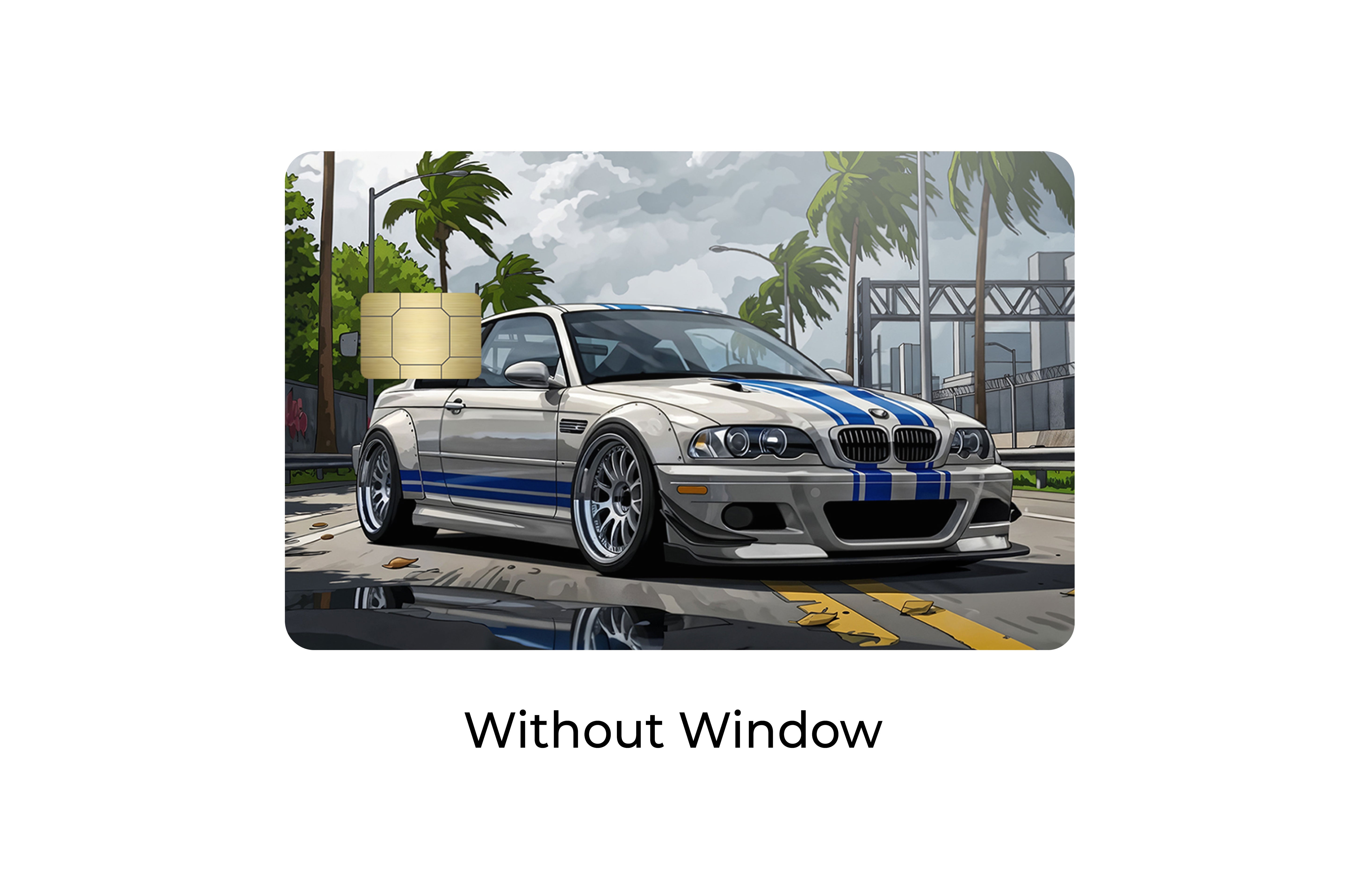 Street Icon BMW E46 Drift Legend Cars & Bikes Card Skin