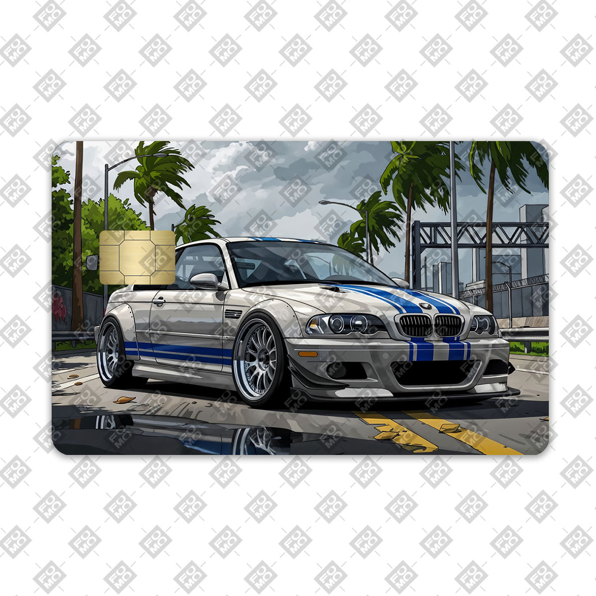 Street Icon BMW E46 Drift Legend Credit Card / Debit Card Skin