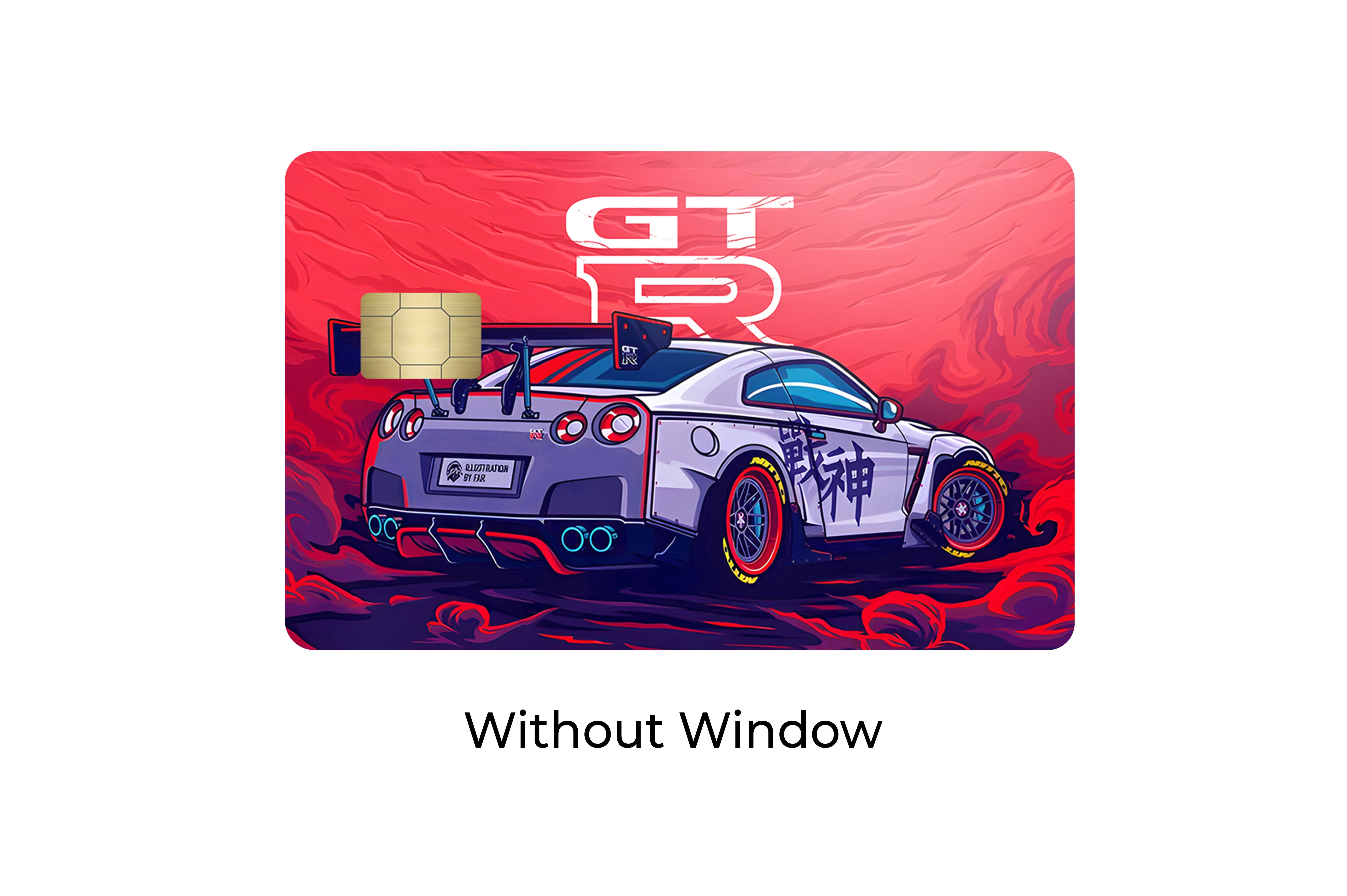 Nissan GTR Racing Edition Cars & Bikes Card Skin