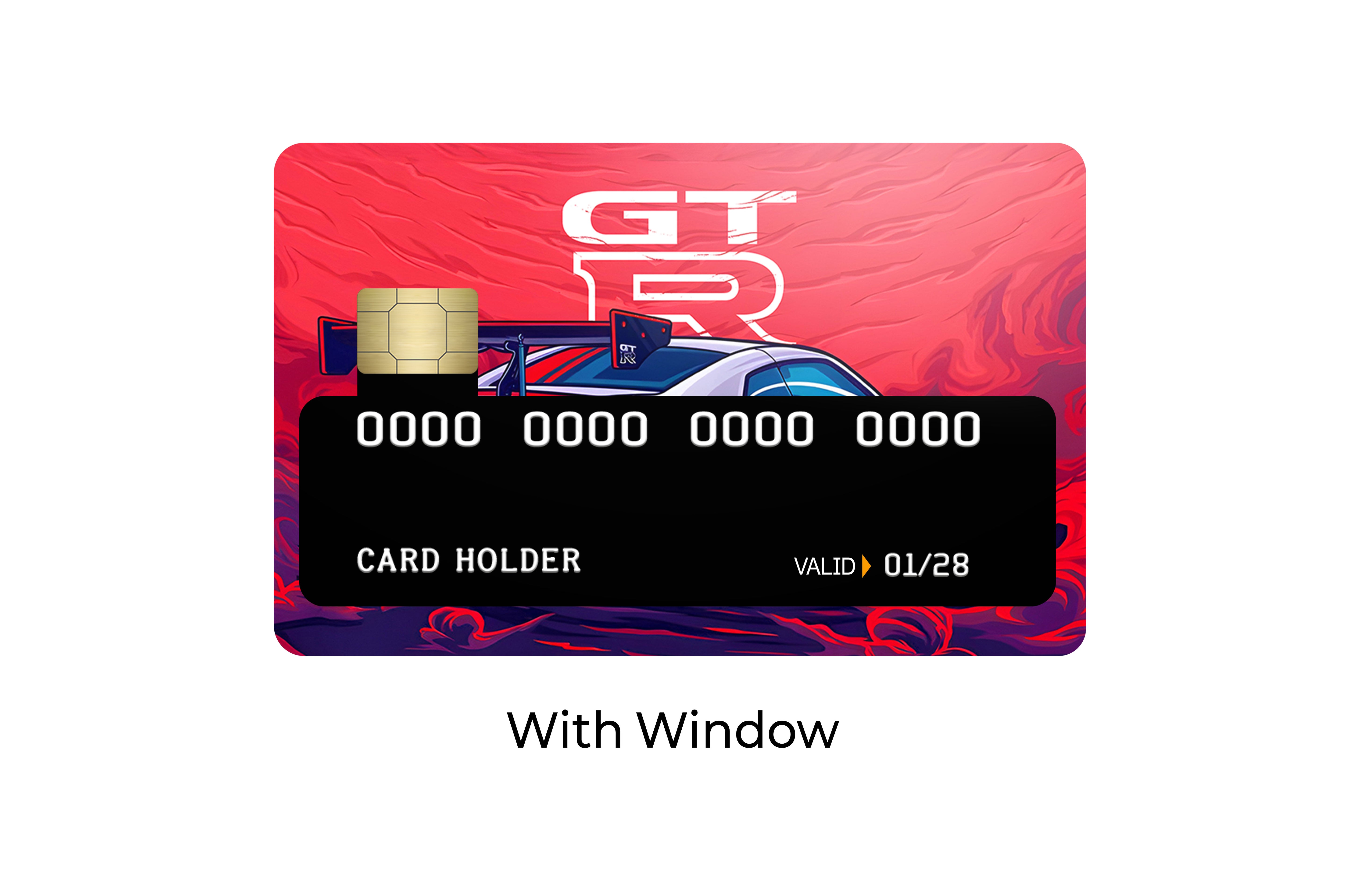 Nissan GTR Racing Edition Cars & Bikes Card Skin