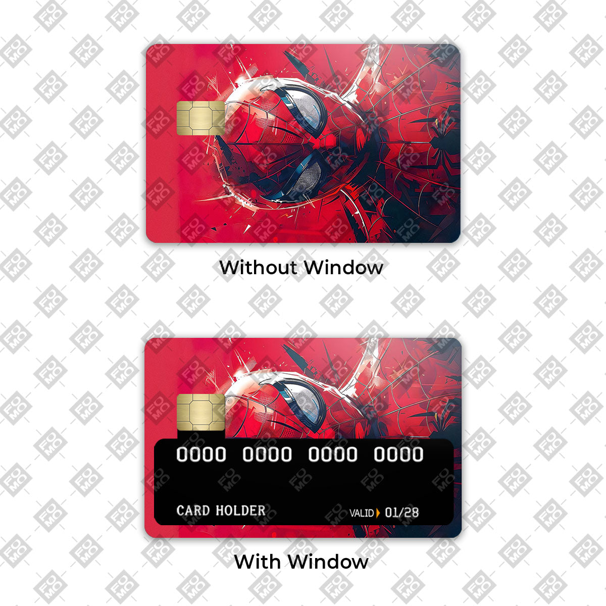 Spiderman Mask Credit Card / Debit Card Skin