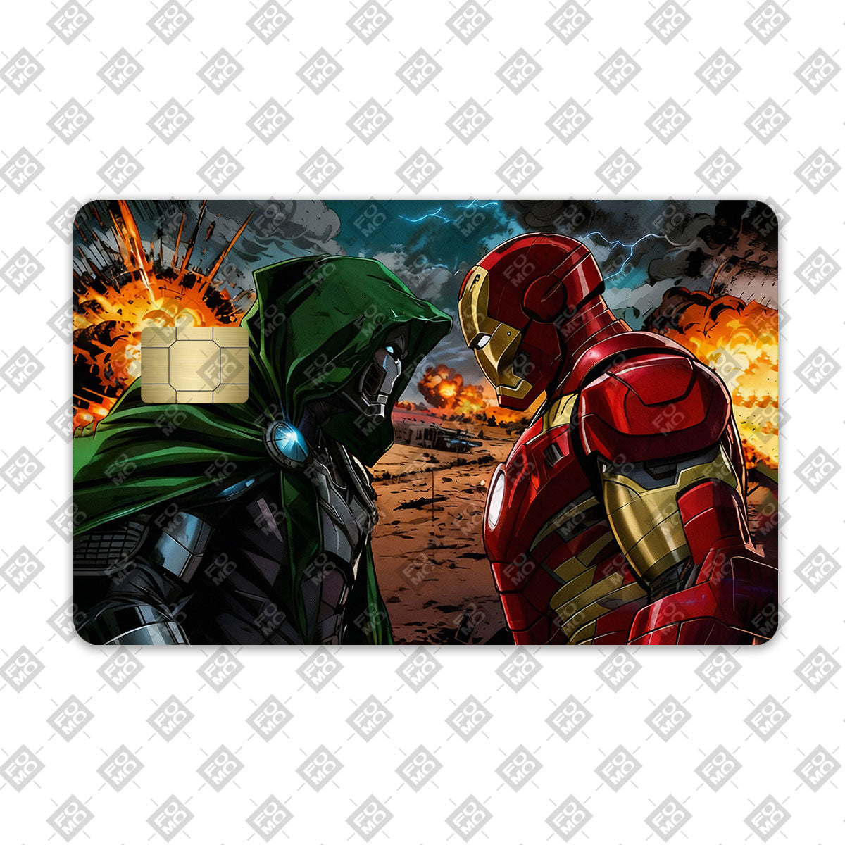 Iron Man vs Doom Credit Card / Debit Card Skin