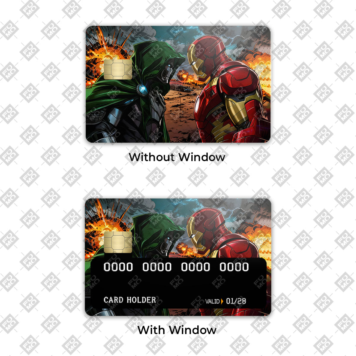 Iron Man vs Doom Credit Card / Debit Card Skin