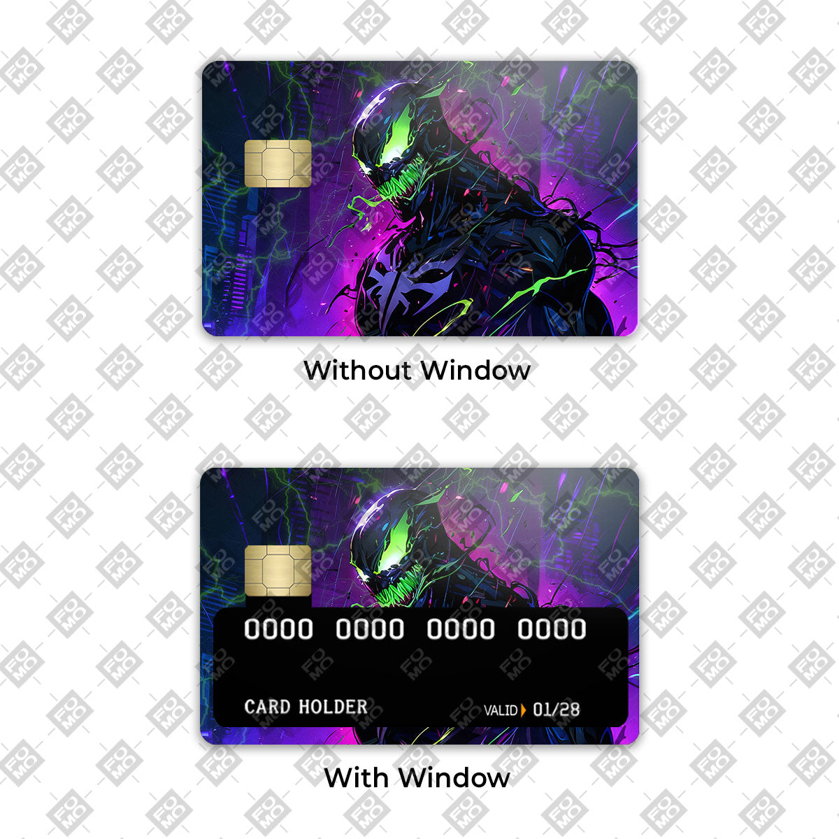 Venom Chaos Surge Credit Card / Debit Card Skin