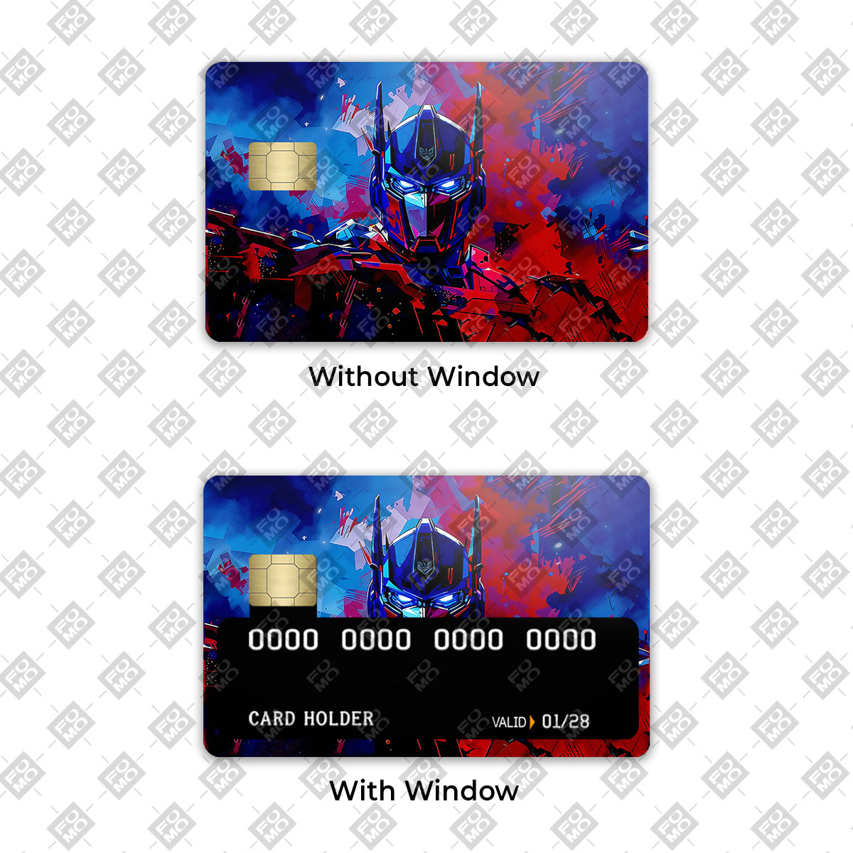 Optimus Prime Transformer Credit Card / Debit Card Skin