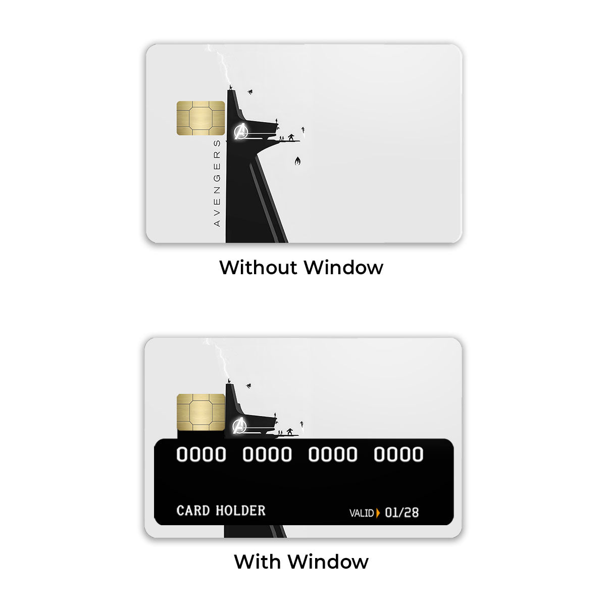 Avengers In Action Credit Card / Debit Card Skin