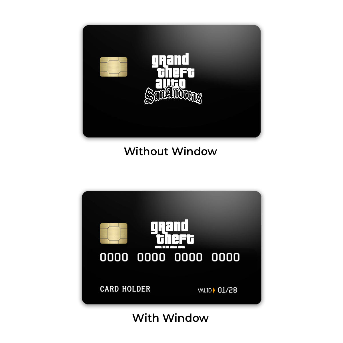 Grand Theft Auto San Andreas Credit Card / Debit Card Skin