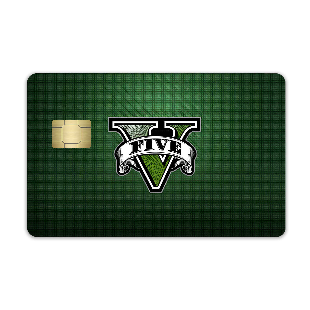 GTA 5 In Green Backdrop Credit Card / Debit Card Skin