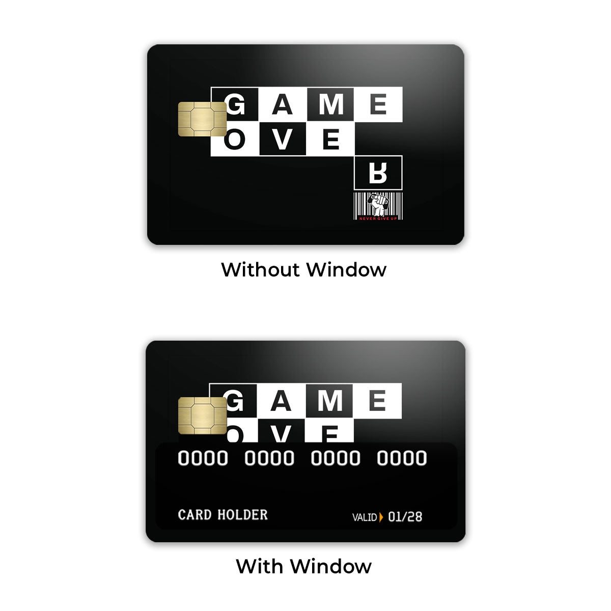 Game Over Credit Card / Debit Card Skin