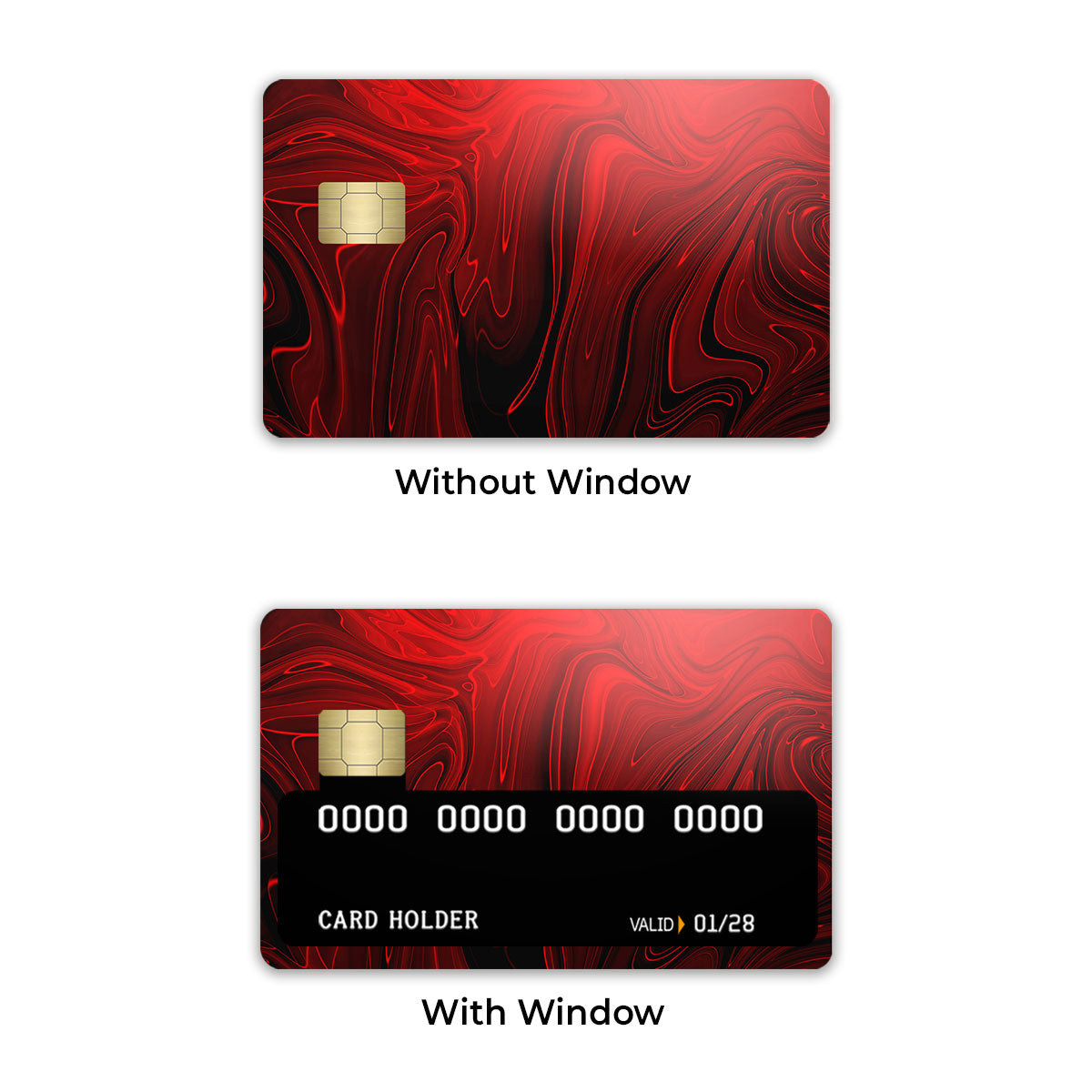 Fiery Waves Credit Card / Debit Card Skin