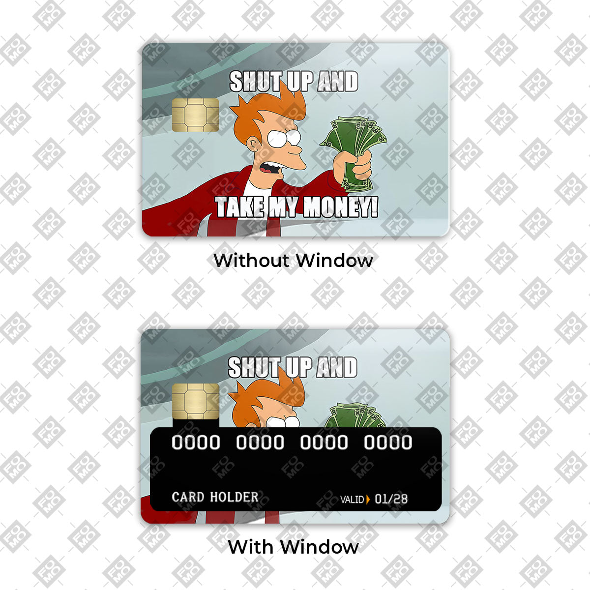 Shut Up And Take My Money Credit Card / Debit Card Skin