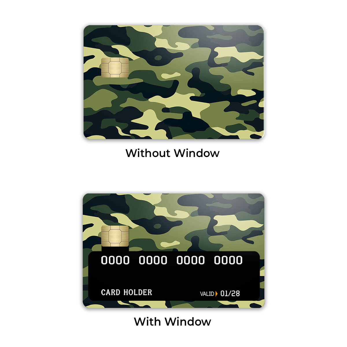 Forest Green Camo Credit Card / Debit Card Skin